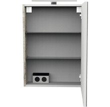 Spiegelschrank FACKELMANN SBC Small Bathroom Collection 500 x 16,2 x 680 mm eiche natur 1-türig LED rechts