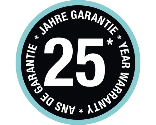 Sceau de garantie de 25 ans