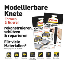 Pattex Kintsuglue, formbare Knete zum Formen, Fixieren, Rekonstruieren, Schützen und Reparieren verschiedener Materialien