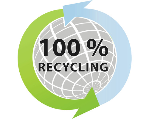 Symbole de recyclage à 100%
