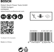Jeu de forets pour carrelage Bosch Expert HardCeramic HEX-9 Ø 4-10mm x 90mm, 5 pces