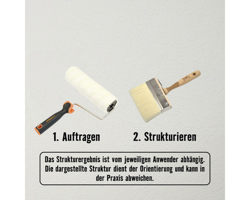 Farbroller und Strukturbürste für Wandgestaltung
