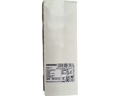 Siemens DIAZED Sicherungseinsatz, DIII, 36 Ampere