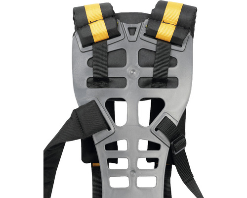 Partie dorsale d''un harnais avec sangle noire