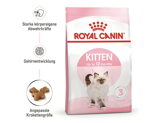 Katzenfutter trocken ROYAL CANIN Kitten Trockenfutter für Kätzchen 400 g