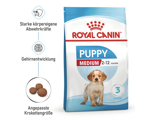 Royal Canin Puppy Medium Hundefutter für Welpen