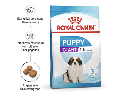 Royal Canin Puppy Giant Hundetrockenfutter Packung