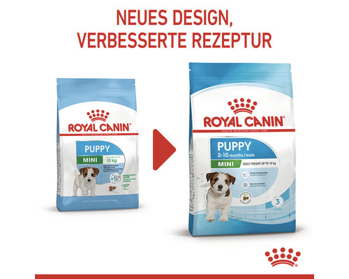 Royal Canin Mini Puppy Hundetrockenfutter im neuen Design