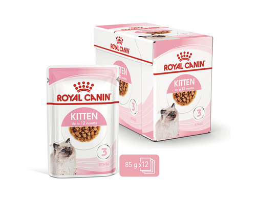 Royal Canin Katzenfutter für Kätzchen bis zwölf Monate, 85 Gramm mal zwölf