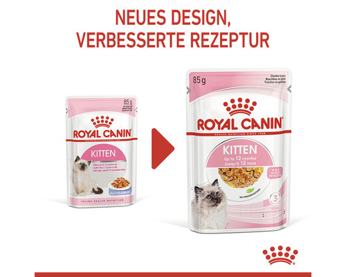 Royal Canin Katzenfutter für Kätzchen bis 12 Monate, neue Rezeptur und Design