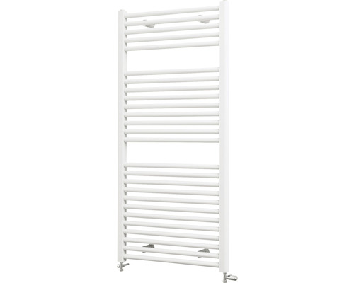 Handtuchwärmer mit mehreren horizontalen Heizrohren.
