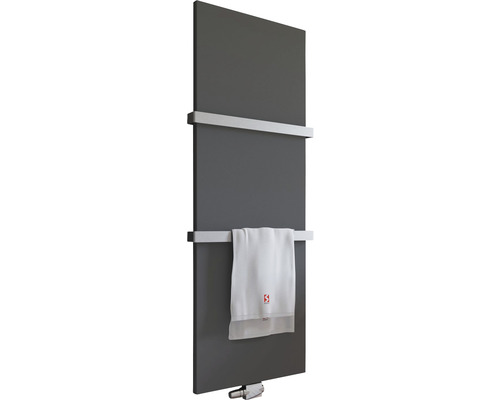 Radiateur avec porte-serviettes et serviette