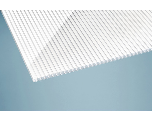 Plaque translucide en plastique