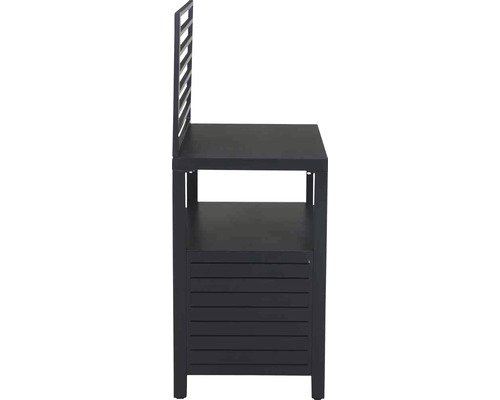 Comptoir de bar de jardin avec étagère et paroi arrière