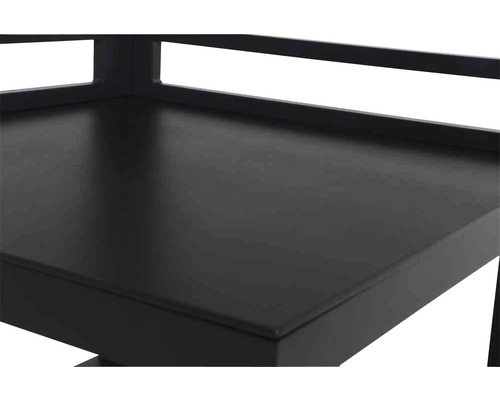 Vue détaillée d''une étagère avec des tablettes