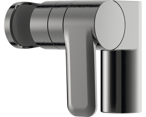 Eckventil aus Metall mit Hebel