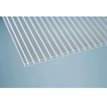 Toiture pour terrasse gutta Premium acrylique transparent 309 x 306 cm blanc-thumb-1