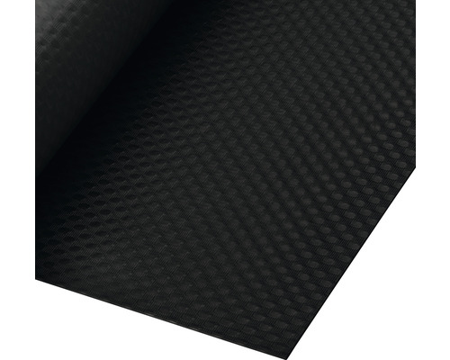 Schwarze Antirutschmatte mit Noppenmuster