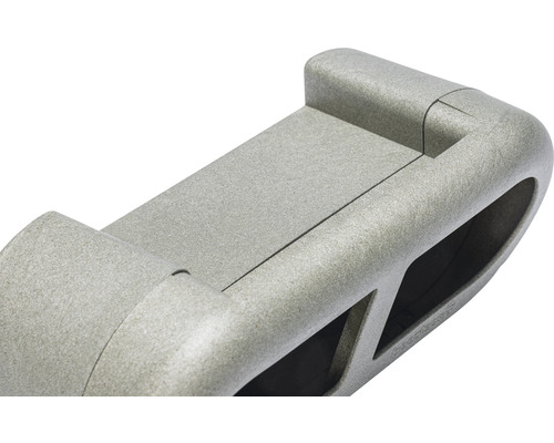 Gros plan d''un boîtier d''appareil gris