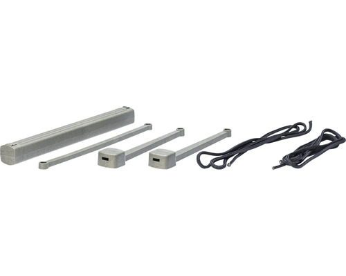 Kit de fixation pour pare-vue avec supports et cordes