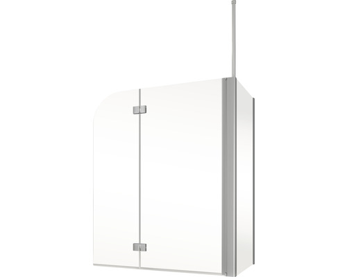 Paroi de douche avec paroi latérale en verre