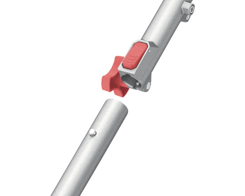 Raccord de tube avec mécanisme à bouton pour le montage