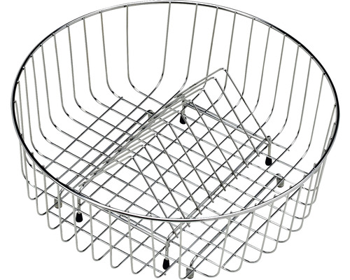 Rundes Abtropfgestell aus Metall für Spülbecken