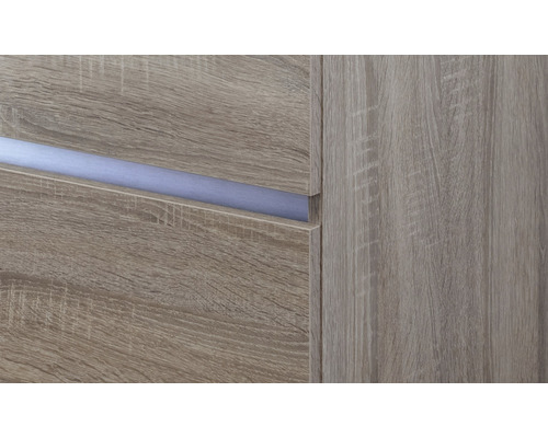 Detailansicht eines Möbels mit Holzstruktur