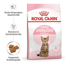Royal Canin Katzenfutter für sterilisierte Kätzchen im Alter von sechs bis zwölf Monaten