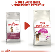 Zwei Packungen Royal Canin Exigent Katzenfutter im Vergleich