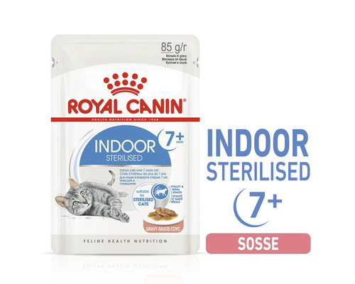 Royal Canin Indoor Sterilised 7+ Katzenfutter im Portionsbeutel