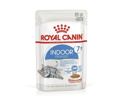 Royal Canin Indoor Sterilised 7+ Katzenfutter im 85 Gramm Frischebeutel