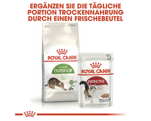 Royal Canin Katzentrockenfutter und Frischebeutel für die tägliche Ernährung