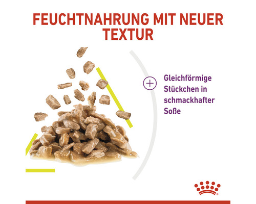 Feuchtnahrung mit Stücken in Sosse für Katzen