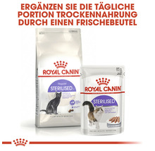 Royal Canin Sterilised, aliment sec et sachet fraîcheur pour chats