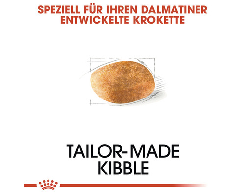 Speziell entwickelte Krokette für Dalmatiner