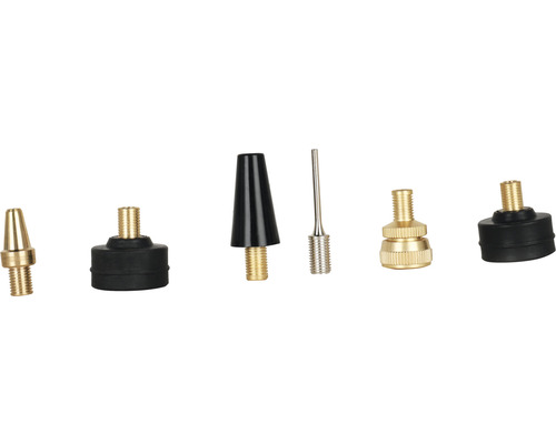 Set mit verschiedenen Pumpenadaptern