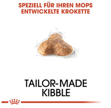 Speziell für Mops entwickelte Futterkrokette