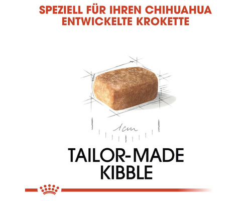 Einzelnes Hundefutter-Krokettenstück