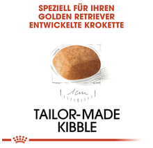 Einzelne Krokette für Golden Retriever