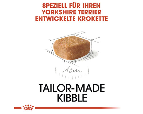 Speziell für Yorkshire Terrier entwickelte Hundefutter-Krokette