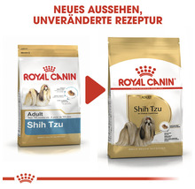 Zwei Packungen Royal Canin Adult Shih Tzu Hundetrockenfutter im Vergleich