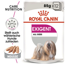 Royal Canin Exigent Hundenahrung, 85 Gramm mal 12 Portionsbeutel