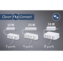 Clever Connect Driver Paulmann max. 12W 12V avec distributeur 3x blanc pour éclairage de meuble Clever Connect-thumb-4
