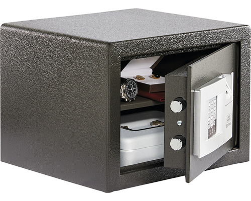 Coffre-fort à intégrer Burg Wächter PointSafe P 2 E FS Coffre-fort ouvert avec serrure à combinaison numérique et objets de valeur