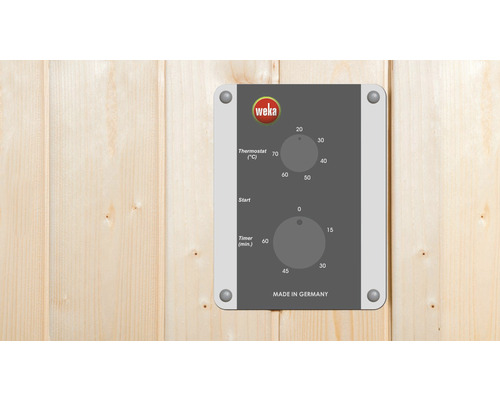 WEKA Commande pour sauna avec thermostat et minuterie