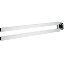 Porte-serviettes double pour montage mural