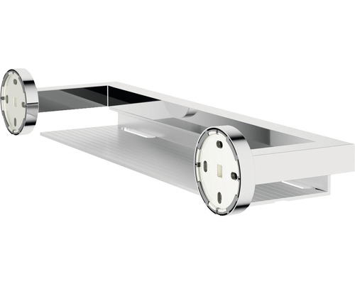 Ablage mit Handtuchhalterung aus Metall