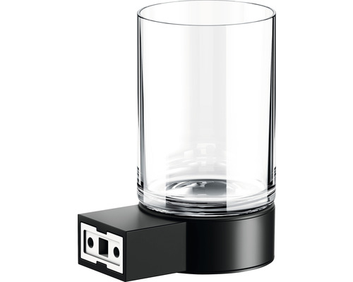 Zahnputzbecher mit Halterung zur Wandmontage