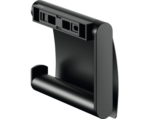 Schwarzer Toilettenpapierhalter